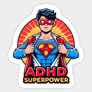 ADHD Superpower Sticker